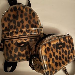 Ugg Danie ll mini clear backpack & crossbody set